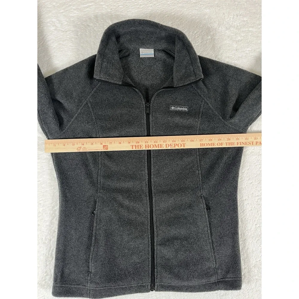 Columbia Benton Springs Full Zip Fleece Jacket‎ Charcoal Gray Women's Large